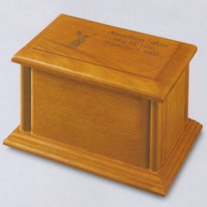 Monroe Oak Cremation Urn
