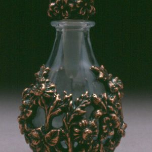 The Victorian Line of Tear Bottles Clear with Copper