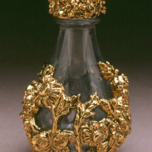 The Victorian Line of Tear Bottles Clear with Gold